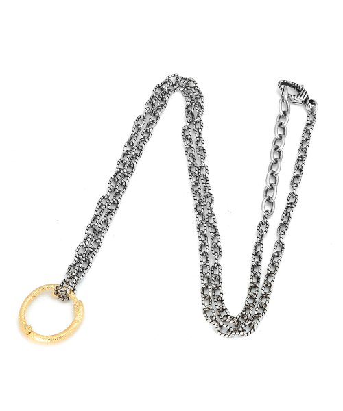 GUCCI グッチ ネックレス 461997 08202 8170 GUCCI ネックレス シルバー/ゴールド SILVER/GOLD