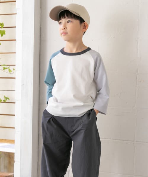 URBAN RESEARCH DOORS（Kids）(アーバンリサーチドアーズ（キッズ）)/『WEB/一部店舗限定サイズ』7分袖クレイジーポンチTシャツ(KIDS)/img01