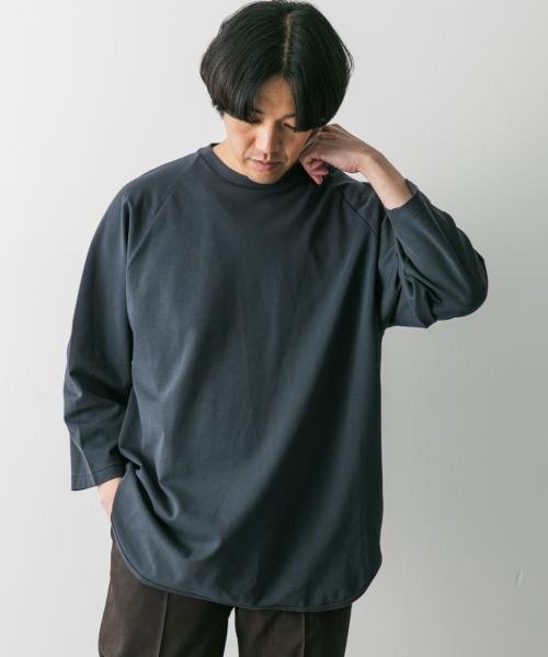 URBAN RESEARCH DOORS(アーバンリサーチドアーズ)/『イージーケア』ポンチ8分袖フットボールTシャツ/img09