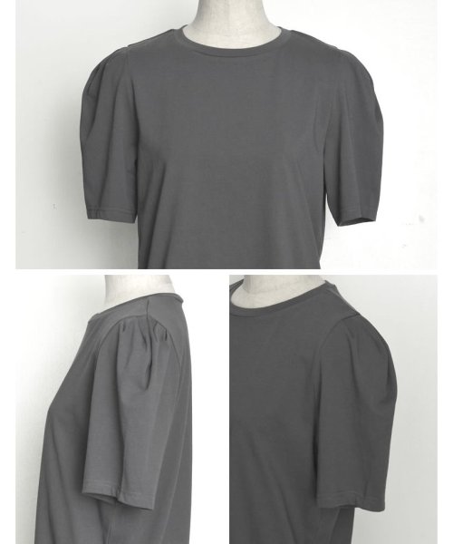 Re:EDIT(リエディ)/[接触冷感][UVカット]パワショルデザインカットソーTシャツ/img33