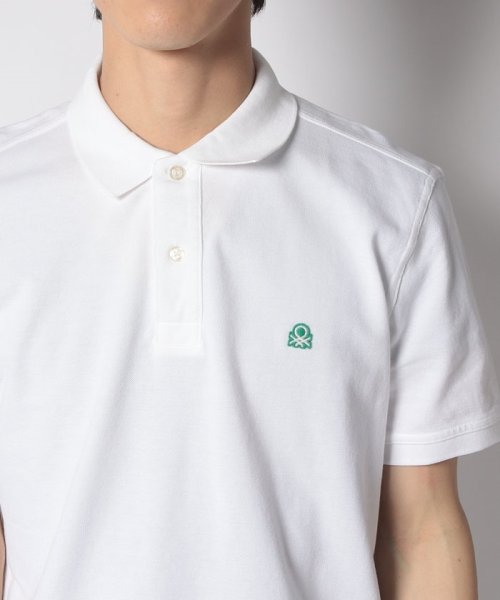 BENETTON (mens)(ベネトン（メンズ）)/ロゴ刺繍半袖ポロシャツ/img19