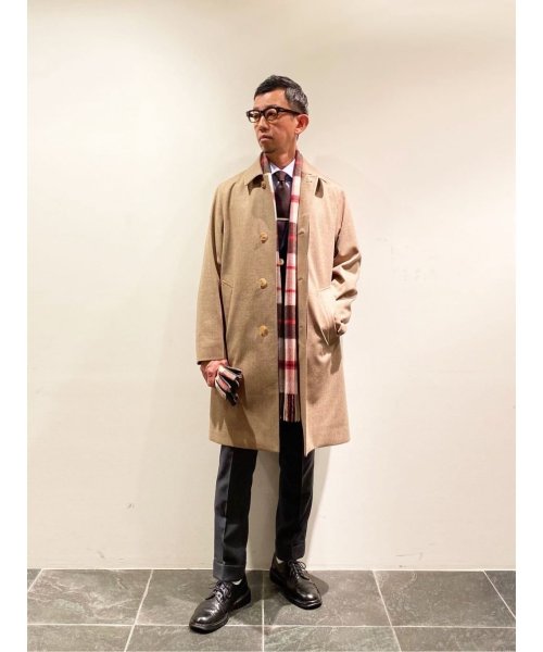 【DUNFORD】【Loro Piana/ロロ・ピアーナ】ウールツイルステンカラーコート DUNFORD Loro Piana/ロロ ピアーナ ML
