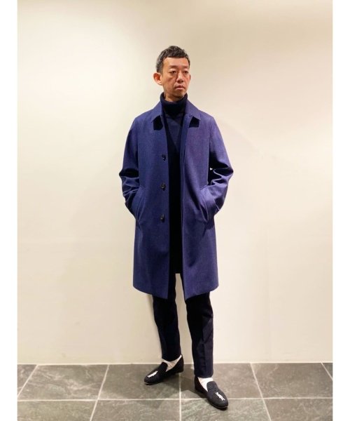 【DUNFORD】【Loro Piana/ロロ・ピアーナ】ウールツイルステンカラーコート DUNFORD Loro Piana/ロロ ピアーナ ML