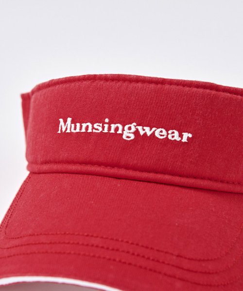 Munsingwear(マンシングウェア)/ロゴ刺しゅう　ウォッシュバイザー/img37