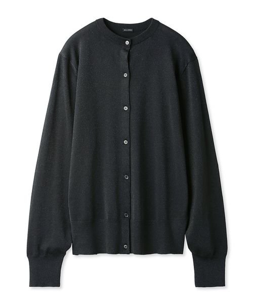 【WEB限定カラー】SET UPラメニットクルーネックカーディガン