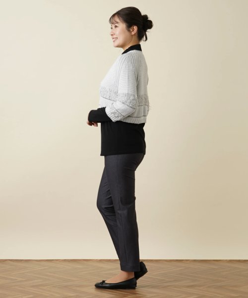 ショート丈ニットカーディガン 