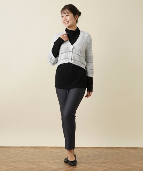 ショート丈ニットカーディガン 