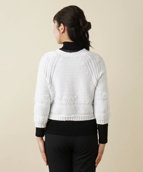 ショート丈ニットカーディガン 