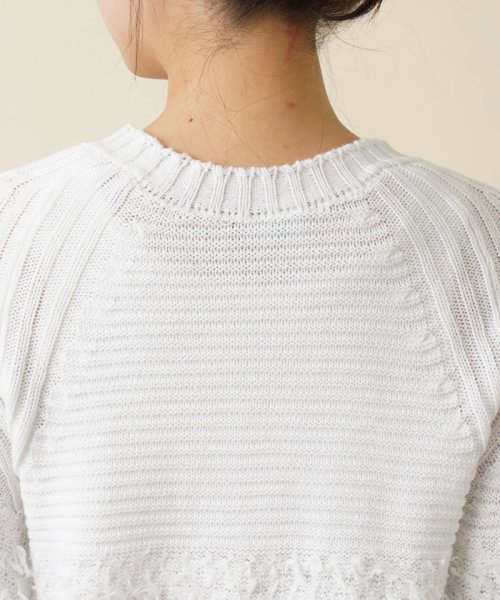 Vネックニットプルオーバー 