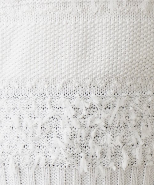 Vネックニットプルオーバー 