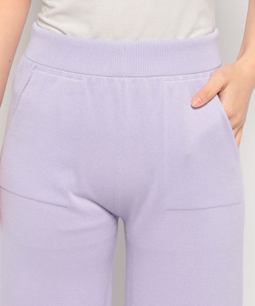 BENETTON (women)(ベネトン（レディース）)/【セットアップ対応商品】コットン100％ニット無地ワイドパンツ/img18