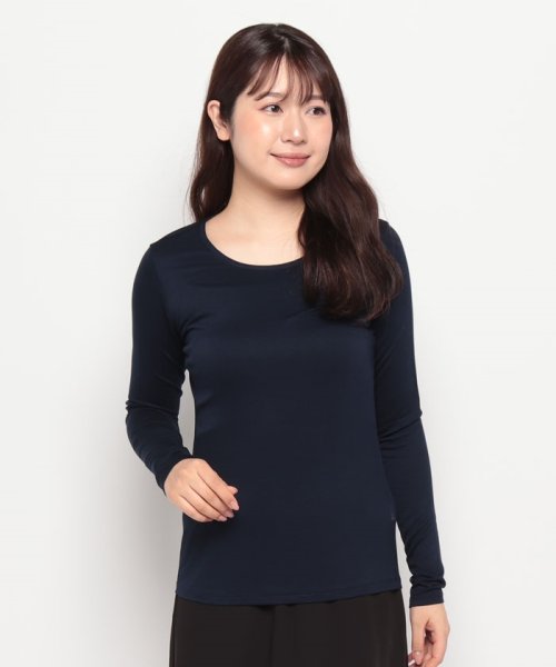 BENETTON (women)(ベネトン（レディース）)/ビスコースUネック長袖Tシャツ・カットソー/img27