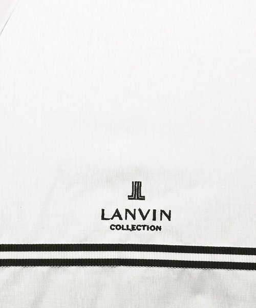 LANVIN Collection(umbrella)(ランバンコレクション（傘）)/晴雨兼用折りたたみ日傘　シエスタグログランリボン/img04