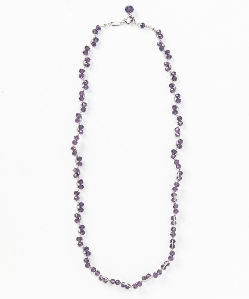ガラスビーズネックレス 