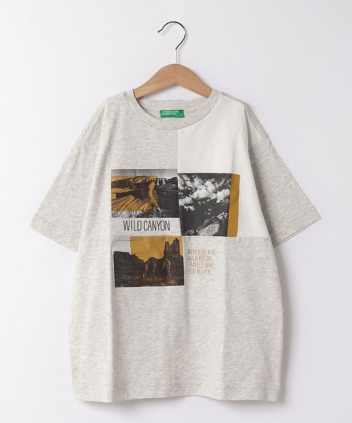 BENETTON (UNITED COLORS OF BENETTON BOYS)(ユナイテッド　カラーズ　オブ　ベネトン　ボーイズ)/キッズフロントフォトプリント半袖Tシャツ・カットソーB/img13