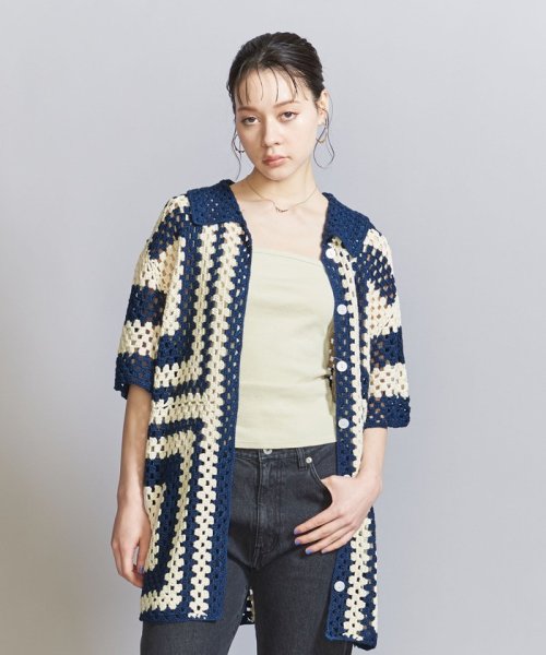 ＜FRNCH＞クロシェ ショートスリーブ シャツ 