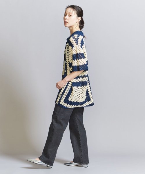 ＜FRNCH＞クロシェ ショートスリーブ シャツ 