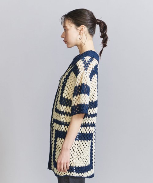 ＜FRNCH＞クロシェ ショートスリーブ シャツ 