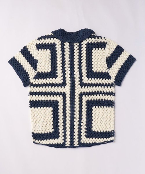 ＜FRNCH＞クロシェ ショートスリーブ シャツ 