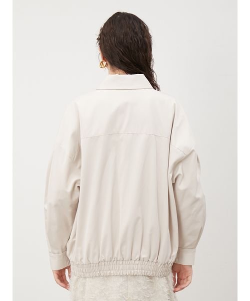 袖ボリュームスウィングブルゾン 予めご了承ください