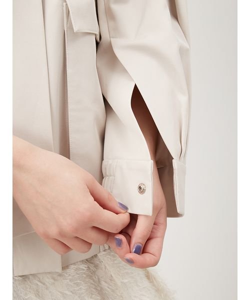 袖ボリュームスウィングブルゾン 予めご了承ください