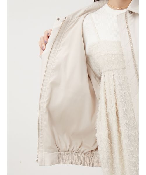 袖ボリュームスウィングブルゾン 予めご了承ください