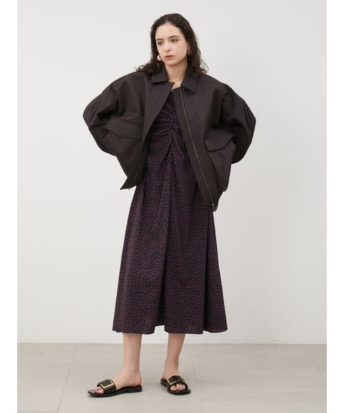 袖ボリュームスウィングブルゾン 予めご了承ください