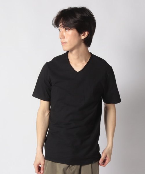 BENETTON (mens)(ベネトン（メンズ）)/スラブコットンVネック半袖Tシャツ・カットソー/img10