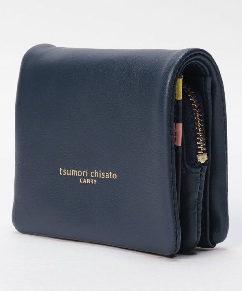 tsumori chisato CARRY(ツモリチサトキャリー)/ソフトラム 2つ折り財布 ミニ財布/img01