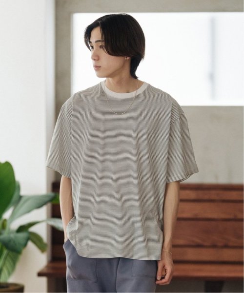 EDIFICE(エディフィス)/【handvaerk / ハンドバーク】別注 S/S BIG T－SHIRT BORDER/img16