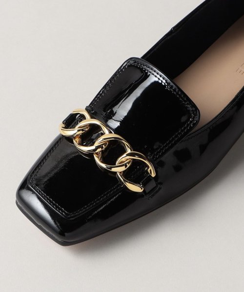 スクエアチェーンローファー フラット20↑ あらかじめご了承ください