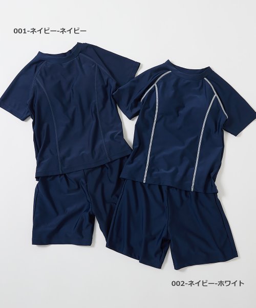 devirock(デビロック)/女児Tシャツ＆パンツ型スクール水着 子供服 キッズ 女の子 スクールウェア スクール水着 /img01