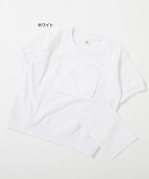 devirock(デビロック)/防汚 ゼッケンがホックで付けられる体操服 半袖Tシャツ 子供服 キッズ ベビー 男の子 女の子 スクールウェア ポロシャツ /img01