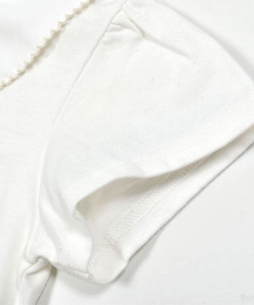 SLAP SLIP(スラップスリップ)/リボン襟キラキラビジューチェリープリント半袖Tシャツ(80~130cm)/img08