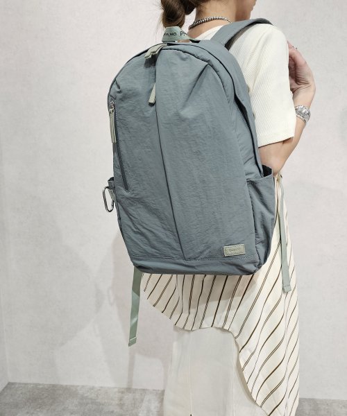 UNGRID bag(アングリッド　バッグ)/牛革付属 カラビナ付　大容量　超軽量　撥水ナイロン　多機能リュック＆ショルダーバッグ 　2点セット/img17