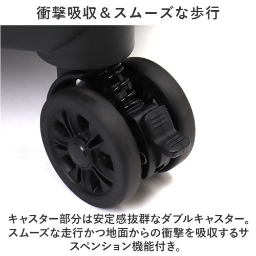 wise:ly ワイズリー スーツケース 52－58L ワイズリー wise ly スーツケース 奥行 約26cm～約29cm