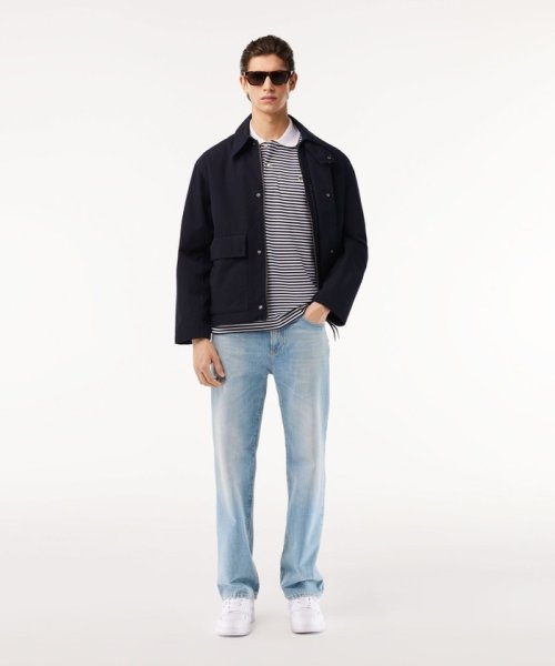 L.12.12マリンボーダーポロシャツ 