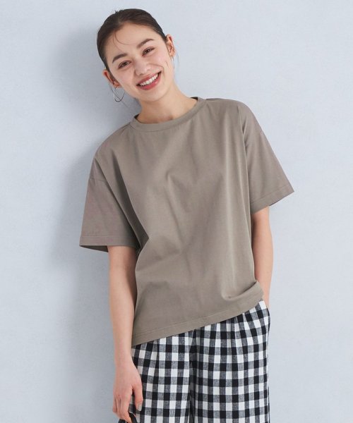 green label relaxing(グリーンレーベルリラクシング)/【WEB限定】バック タック Tシャツ －マシンウォッシャブル・汗染み防止－/img22