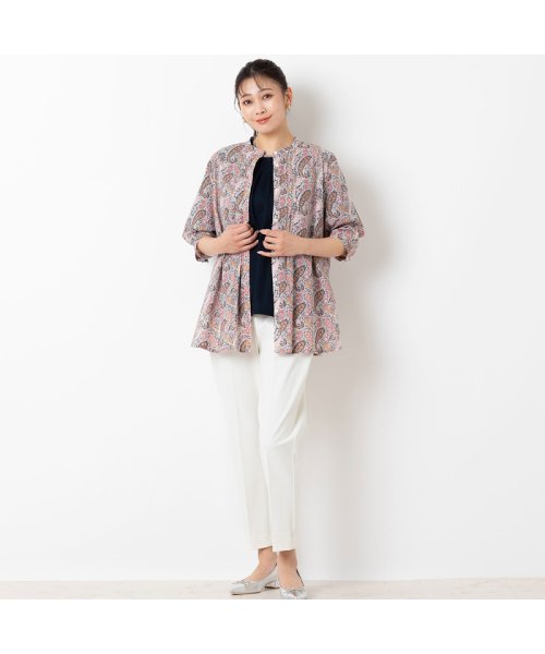 リバティプリント ペーズリー柄ピンタックシャツ 人気・おすすめ｜使いやすい・旅行におすすめ 品質保証 全国発送 正規品・日本国内発送・安心保証付き