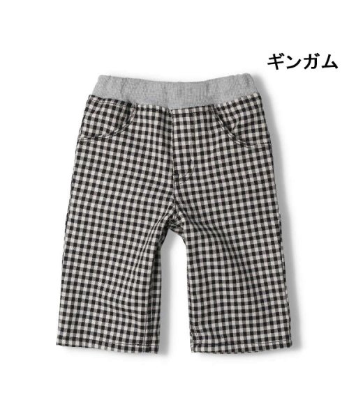 Crescent(クレセント)/【子供服】 crescent (クレセント) ギンガム・ストライプ・チェック6分丈ハーフパンツ 80cm～130cm N33120/img12