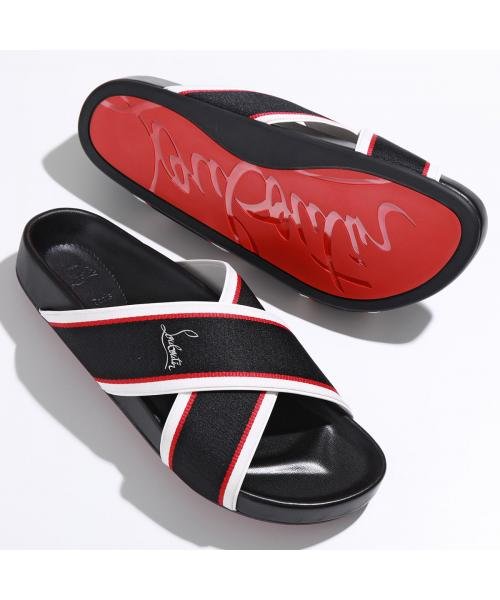 Christian Louboutin(クリスチャンルブタン)/Christian Louboutin サンダル HOT CROSS BIZZ FLAT 1240606/img01