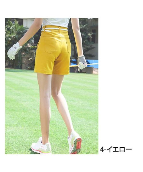 TopIsm(トップイズム)/ レディース ゴルフウェア ゴルフパンツ ハーフパンツ ショートパンツ ゴルフキュロット ストレッチ 無地 小さいサイズ 大きいサイズ おしゃれ かわいい/img12
