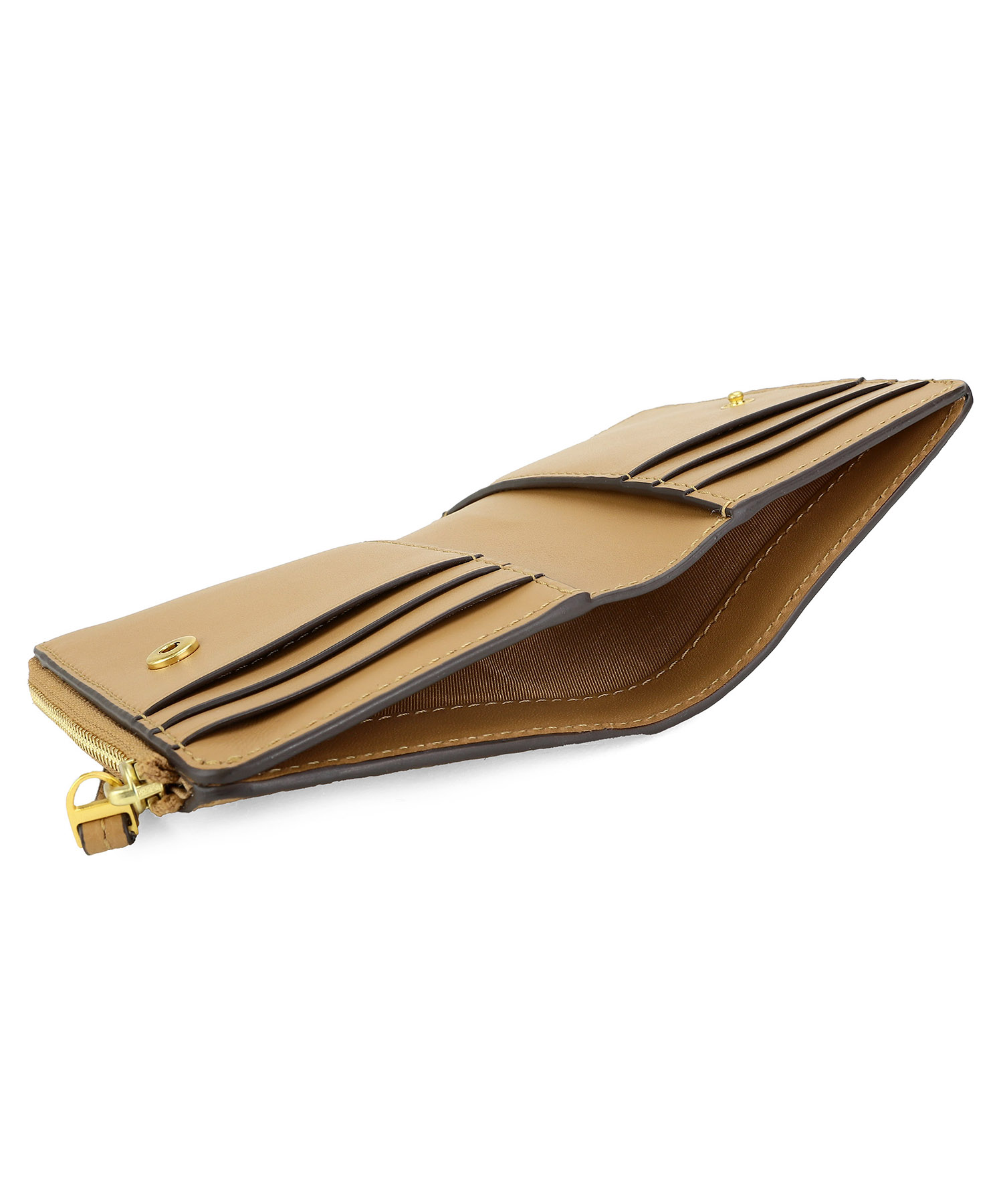 トリーバーチ TORY BURCH 2つ折り財布 - レザー 黒 美品 財布 BURCH