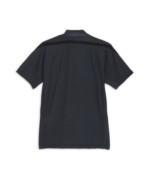 PUMA(PUMA)/メンズ ゴルフ PF ストレッチスムース テックカット AOP モックネック 半袖 シャツ/img01