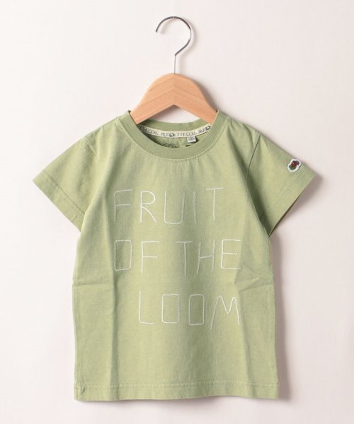 FRUIT OF THE LOOM(フルーツオブザルーム)/【Kid’s】FRUIT OF THE LOOM/フルーツオブザルーム　カレッジロゴ刺繍Tシャツ/img05