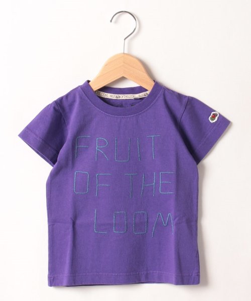 FRUIT OF THE LOOM(フルーツオブザルーム)/【Kid’s】FRUIT OF THE LOOM/フルーツオブザルーム　カレッジロゴ刺繍Tシャツ/img06