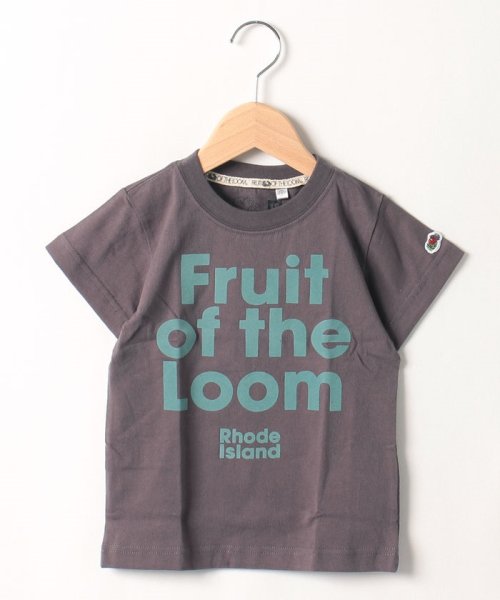 FRUIT OF THE LOOM(フルーツオブザルーム)/【Kid's】FRUIT OF THE LOOM/フルーツオブザルーム　ロゴフロックプリントTシャツ/img06
