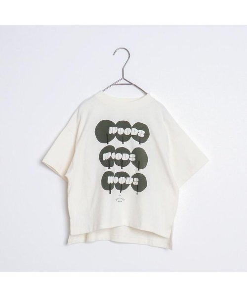 p.premier(ピードットプルミエ)/グラフィックプリントワイド半袖Tシャツ/img01