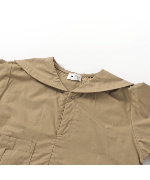 p.premier(ピードットプルミエ)/セーラー衿半袖シャツ(セットアップOK）/img04