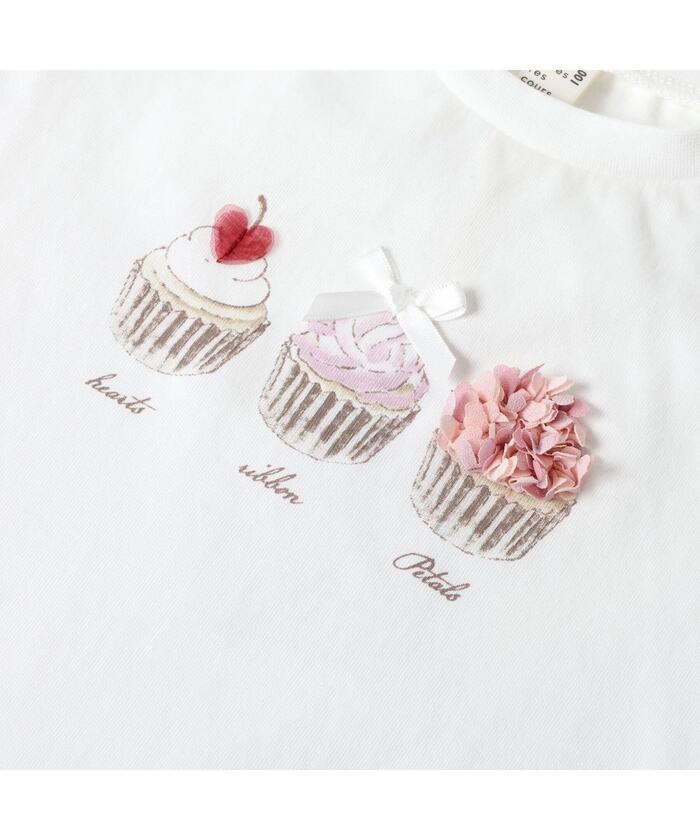 カップケーキ・お花モチーフTシャツ(505749981) | アプレレクール